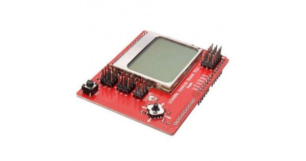 Arduino LCD 4884 LCD expansion board rocker Joystick ... - 600 x 315 jpeg 18kB