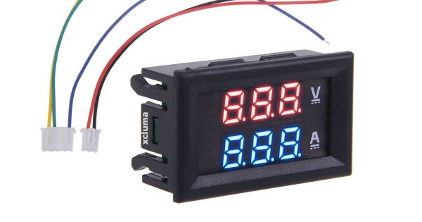 4 Digit DC 4V 28V 0.28 inch LED Dual Display Digital Thermometer w